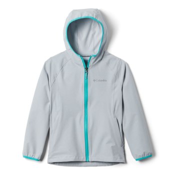 Dívčí Bundy Columbia Rocky Range Softshell Šedé KYGENR481